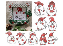 Stickserie - Winter Gnomes